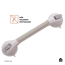 Barra de Apoio e Segurança com Ventosa 42 cm Jaru Pingoo.casa - Branco