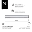 Barra Magnética para Facas 35cm - Mimo Style
