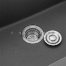 Cuba Gourmet para Cozinha com Acessórios Quartzo 45x78cm Kamã Pingoo.casa - Cinza