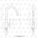 Cuba para Cozinha com Tábua de Corte Awá e Torneira Misturador Monocomando em Aço Inox Iriri - Prata