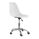 Cadeira com rodízios Eames Office escritório - Branco