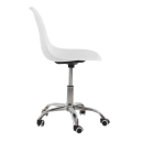 Cadeira com rodízios Eames Office escritório - Branco
