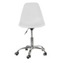 Cadeira com rodízios Eames Office escritório - Branco