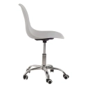 Cadeira com rodízios Eames Office escritório - Cinza claro
