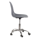 Cadeira com rodízios Eames Office escritório - Cinza escuro