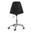 Cadeira com rodízios Eames Office escritório - Preto