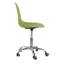 Cadeira com rodízios Eames Office escritório - Verde claro