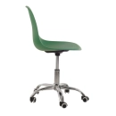 Cadeira com rodízios Eames Office escritório - Verde escuro