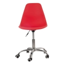 Cadeira com rodízios Eames Office escritório - Vermelho