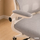 Cadeira de Escritório Presidente Genebra Mesh Ergonômica - Branco