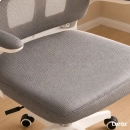 Cadeira de Escritório Presidente Genebra Mesh Ergonômica - Branco