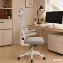 Cadeira de Escritório Presidente Genebra Mesh Ergonômica - Branco