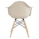 Cadeira de jantar Charles Eames Eiffel DAW em Polipropileno - Nude