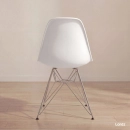 Cadeira de jantar Charles Eames Eiffel DKR em Polipropileno - Branco