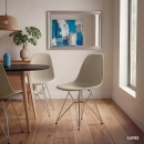 Cadeira de jantar Charles Eames Eiffel DKR em Polipropileno - Nude