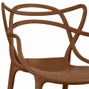 Cadeira de jantar Masters Allegra com pés desmontáveis - Marrom
