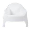 Cadeira poltrona para jardim varanda Skarpo - Branco