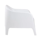 Cadeira poltrona para jardim varanda Skarpo - Branco