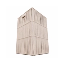 Cesto de Roupa Ecocotton Branco - Mimo Style