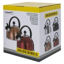 Chaleira Vermelha em Inox - Mimo Style
