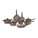 Conjunto de 8 Panelas Style Cook Grafito - Mimo Style