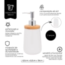 Conjunto de Banheiro 2 Peças com Detalhe em Bambu - Mimo Style