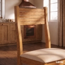 Conjunto Sala de Jantar Mesa Quadrada Marselha com 4 Cadeiras Estofadas Nice Laráz