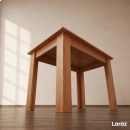 Conjunto Sala de Jantar Mesa Retangular León com 4 Cadeiras Estofadas Nice Laráz