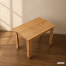 Conjunto Sala de Jantar Mesa Retangular León com 4 Cadeiras Estofadas Nice Laráz