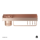 Cozinha Suspensa Gourmet Canário Pingoo.casa - Dourado Rose