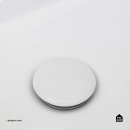 Cuba de Apoio para Banheiro Retangular Louça Cerâmica Galena Pingoo.casa - Branco