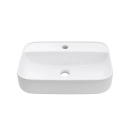 Cuba de Apoio Sem Válvula para Banheiro Retangular Louça Cerâmica Clorita Pingoo.casa - Branco