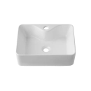 Cuba de Apoio sem válvula para Banheiro Retangular Louça Cerâmica Cornalina Pingoo.casa - Branco
