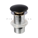 Cuba de Apoio Slim Retangular para Banheiro Louça Cerâmica 50,5x39,5cm Fluorita Preto Fosco