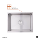 Cuba Gourmet para Cozinha Aço Inox 304 58x45cm Terena Prata