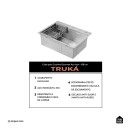 Cuba Gourmet para Cozinha Aço Inox 304 60x45cm Truká Prata