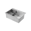 Cuba Gourmet para Cozinha Aço Inox 304 60x45cm Truká Prata