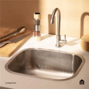 Cuba Gourmet para Cozinha Aço Inox 201 43x37cm Aimoré Prata