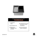 Cuba Gourmet para Cozinha Aço Inox 304 44x44cm Terena Preto