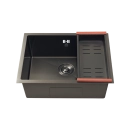 Cuba Gourmet para Cozinha Aço Inox 304 58x45cm Terena Preto