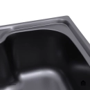 Cuba Gourmet para Cozinha com Acessórios Aço Inox 201 Texturizado 42x60cm Preto Carajás