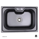 Cuba Gourmet para Cozinha com Acessórios Aço Inox 201 Texturizado 42x60cm Preto Carajás