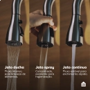 Cuba Gourmet para Cozinha com Acessórios Workstation e Torneira Maranguá Pingoo.casa - Prata