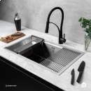Cuba Gourmet para Cozinha com Acessórios Aço Inox 304 76x45cm Workstation Jarauara Prata