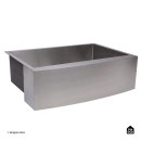 Cuba para Cozinha Gourmet Aço Inox 304 76x53cm Kaimbé Farm Prata