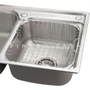 Cuba para cozinha gourmet pia Dupla aço inox com acessórios Potiguara com Lixeira pingoo.casa