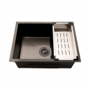 Cuba Gourmet para Cozinha Aço Inox 304 58x45cm Terena Preto