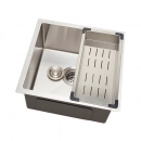 Cuba Gourmet para Cozinha Aço Inox 304 44x44cm Terena Prata