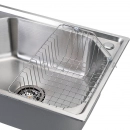 Cuba para Cozinha Gourmet Pia Aço Inox 201 Com Acessórios Guarani Prata