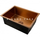 Cuba Gourmet para Cozinha Aço Inox 304 58x45cm Terena Dourado Rose